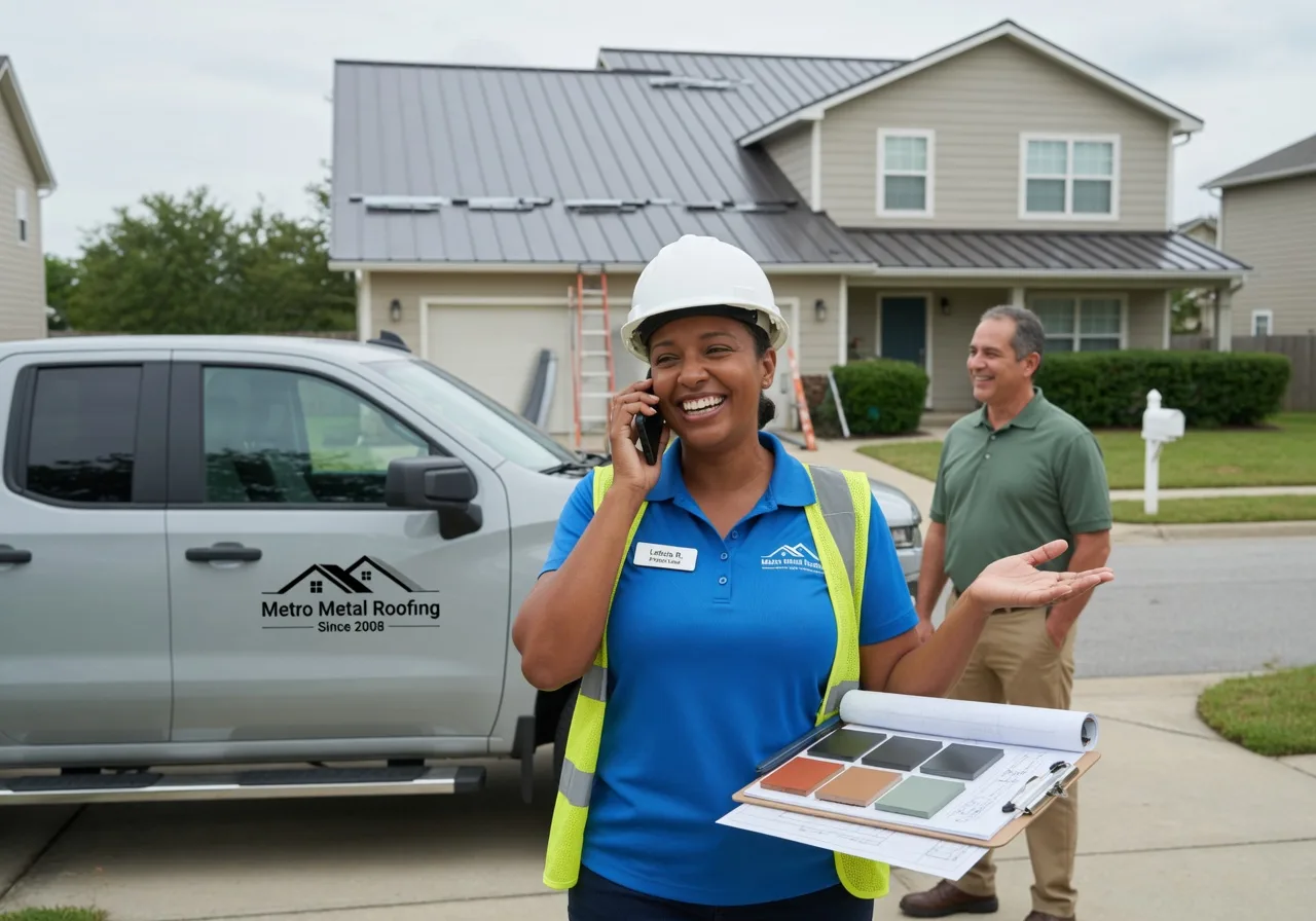 Storm Damage Metal Roof Repair in Lewisburg, OH